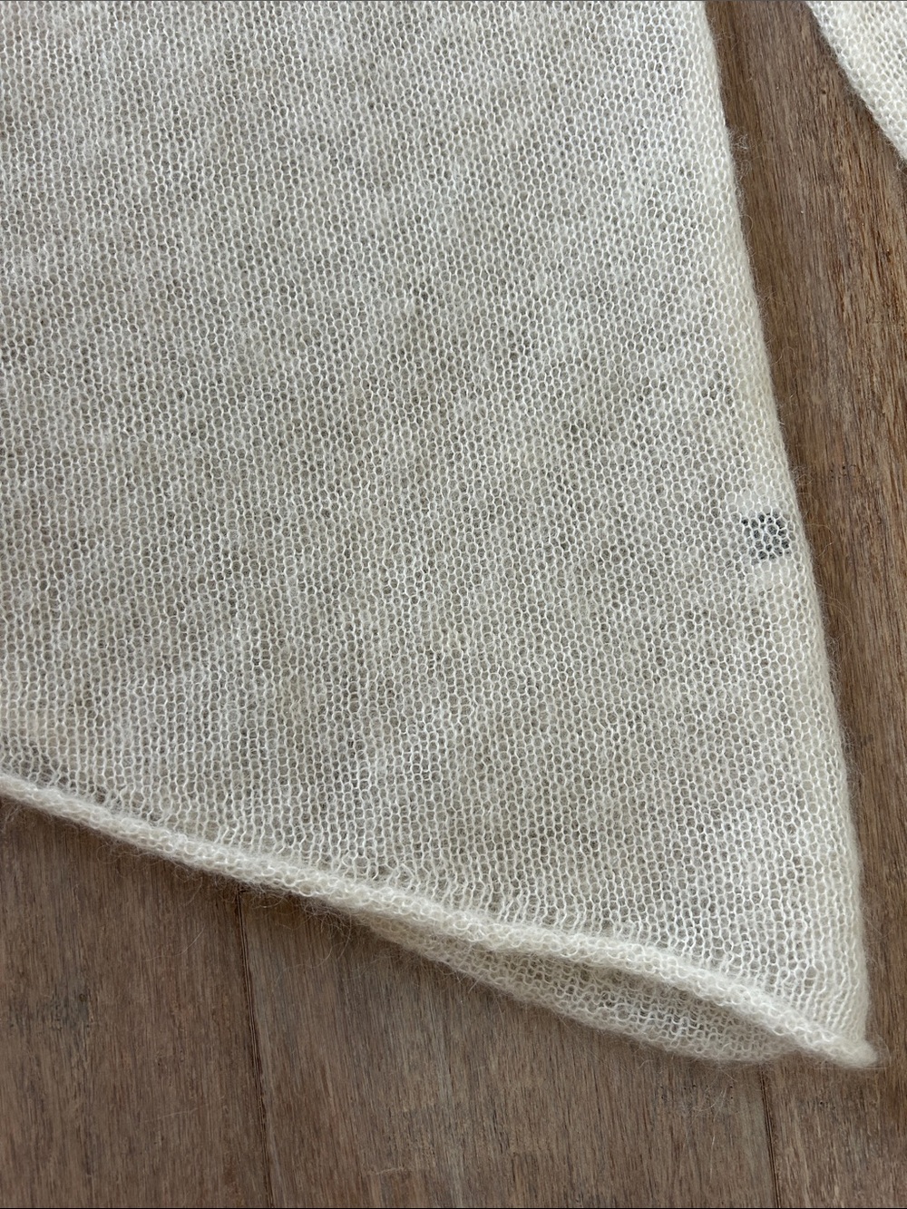 Massimo Dutti Classic Crewneck Women's Sweater in Cream asymmetrical S - Picture 8 of 14